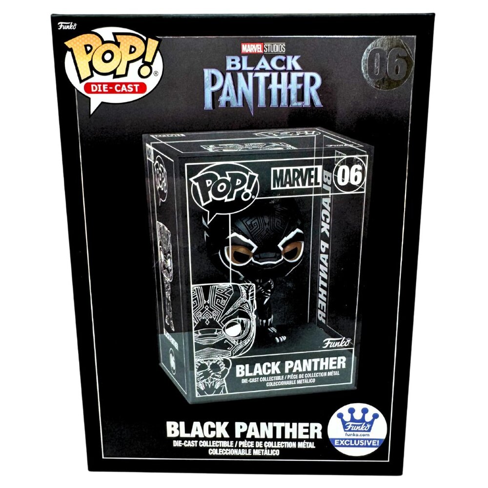 Funko Pop! Die-Cast Marvel #6 Black Panther Funko Exclusive Die-Cast Collectible